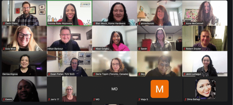 Cross section of some of the change leaders attending